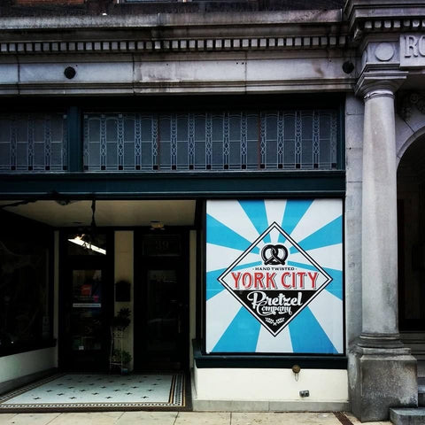 original York City Pretzel Company location in Downtown York, PA